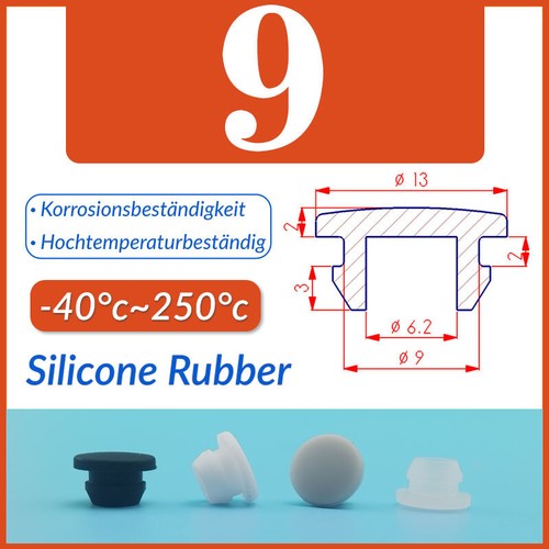 2.5mm-60.6mm Silicone Rubber Grommet Plug Bungs Cable Wiring Protect Bushes - Picture 22 of 63