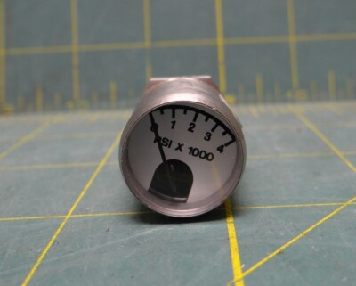 #ad Helicopter Pressure Gauge 0 4 PSI X 1000 6685 01 130 4758 MIL G 23337 $123.50