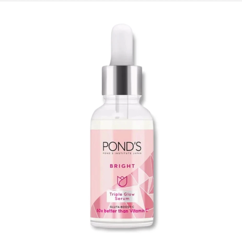 Pond’s Bright Triple Glow Serum With Gluta Boost For Dewy Hydrated - Изображение 2 из 3