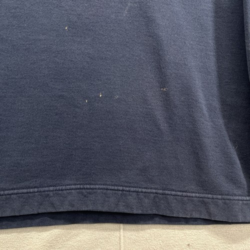 Vintage Champion V Neck Sweatshirt Mens Size Large Faded Blue Heavy Knit Logo - Picture 9 of 16