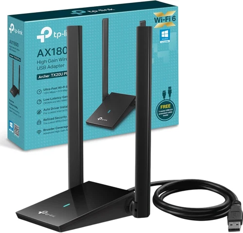 Tp-Link Archer TX20U plus Wifi Dongle, AX1800 High Gain Wireless Wifi 6 USB Wifi