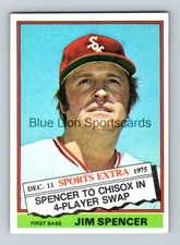  1976 Topps Traded Jim Spencer Baseball Card