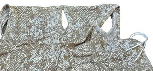Juicy Couture Womens Sleeveless Cinched Waist Desert Dusk Jumpsuit NWT Snakeskin - Picture 5 of 11