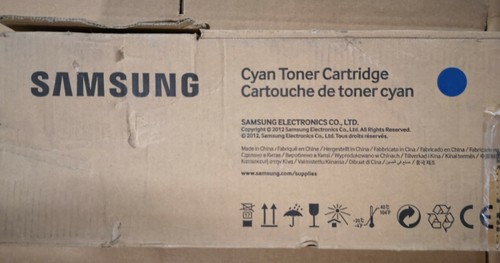GENUINE SAMSUNG CYAN toner cartridge C809 SERIES CLX 9201 9251 9301 - Afbeelding 3 van 3
