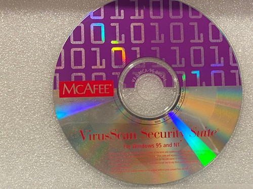McAfee Virus Scan Security Suite Windows 95 & NT Disc *Pre-Owned/No Box* BKSHDS - Picture 5 of 5