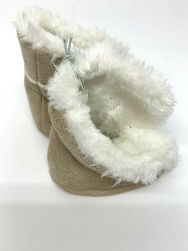 Rehbock & Co. Baby Mädchen Slipper Bootie hellbraun/weiß/Schneeflocke mittlere Weite Größe 5 - Bild 8 von 12