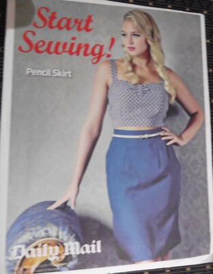 Start Sewing dress making Pattern for a Pencil Skirt, Classic Shape, 8-16,  New UK