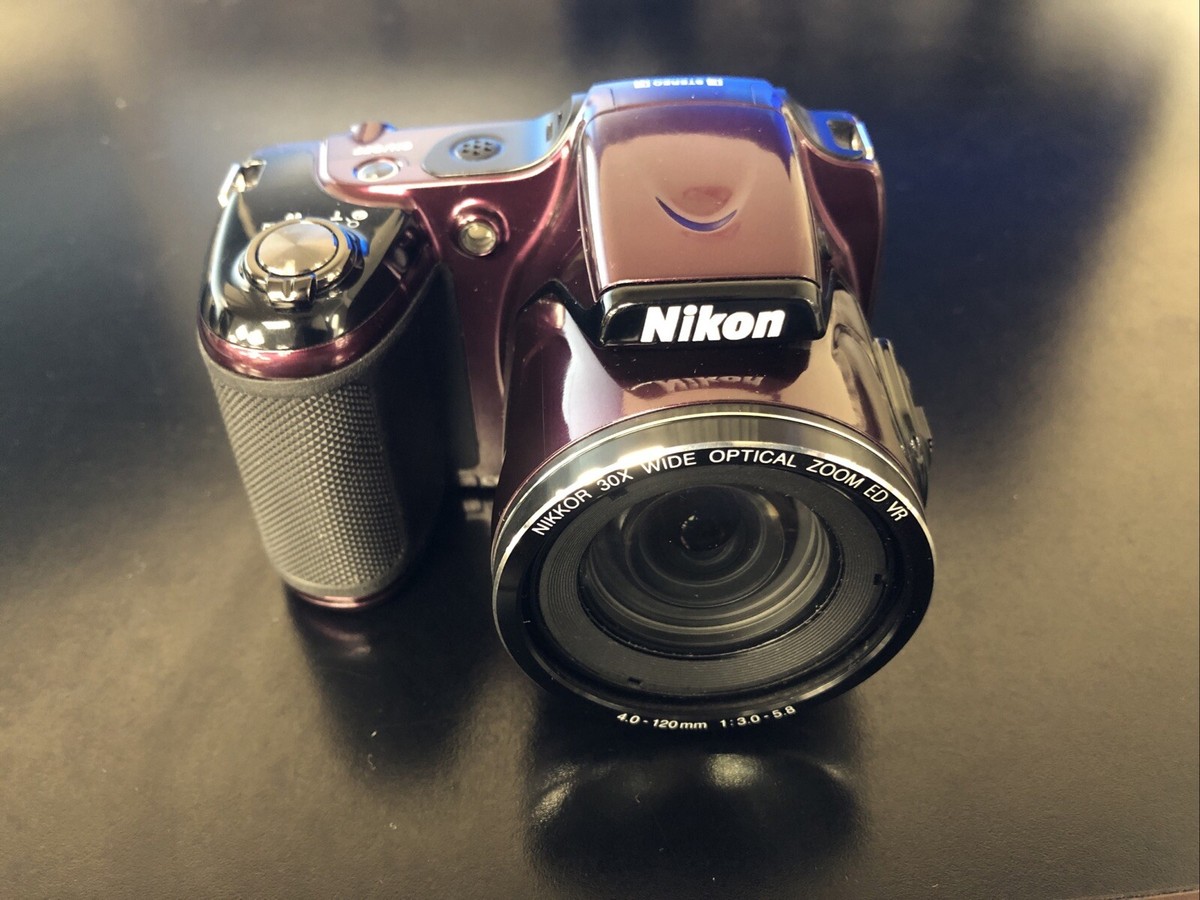 Buy Nikon COOLPIX Nikon L820 16.0MP Digital Camera - Plum (Kit w
