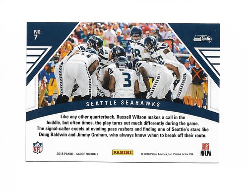 2018 Score Football Insert Singles Complete Your Set U-Pick Free Shipping - Picture 57 of 173