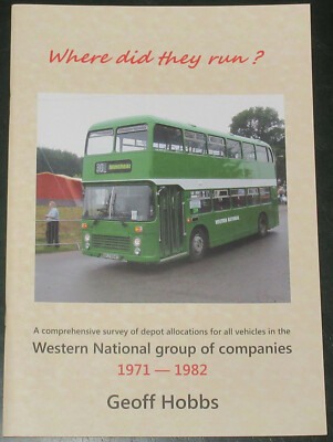 WESTERN NATIONAL HISTORY Bus Buses Depot Allocations 1971-82 Transport Services