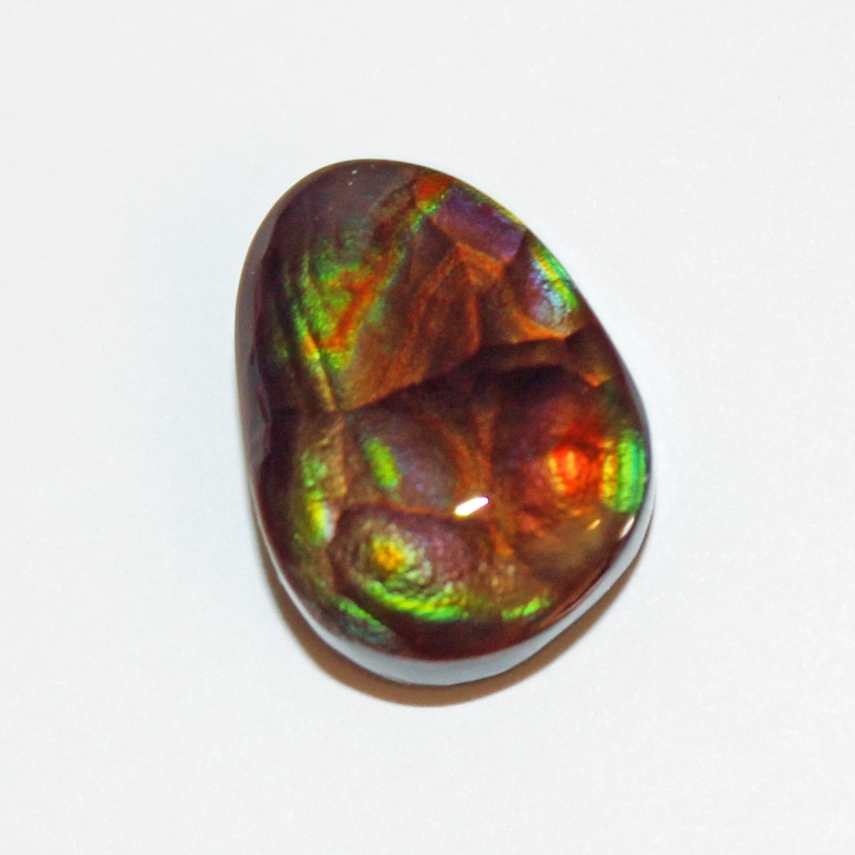 Fire Agate Gem AAA Quality from Slaughter Mountain Arizona 5.86 ct