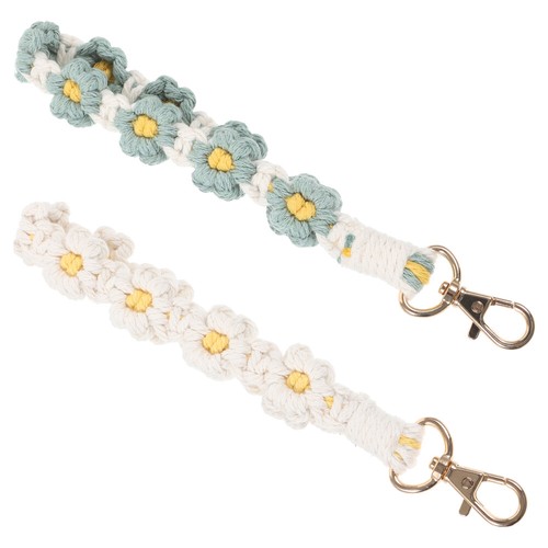 2 Pcs Mobile Phone Wristband Keychain Straps for Phones Hand Lanyard - Zdjęcie 3 z 12