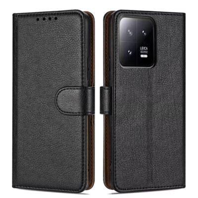 Für Xiaomi 13C 4G / Poco C65 - Kunstleder Flip Case Wallet Magnet Hülle