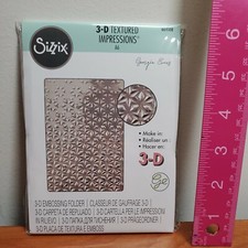 SI1 Sizzix 3D Textured Impressions A6 Georgie Evans Embossing Folder Star Fall