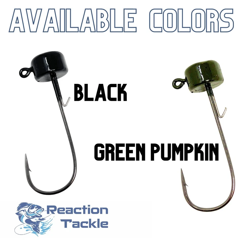 Cabeça de cogumelo chumbo Reaction Tackle Ned Rig cabeças de gabarito de cogumelo (pacote com 25) - Imagem 3 de 4