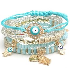 Egyptian  Amulet Wealth Charm Bracelet NO 66