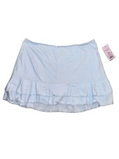 Wild Fable Tiered Ruffle Mini Skort - Baby Blue Size LARGE - New with Tags
