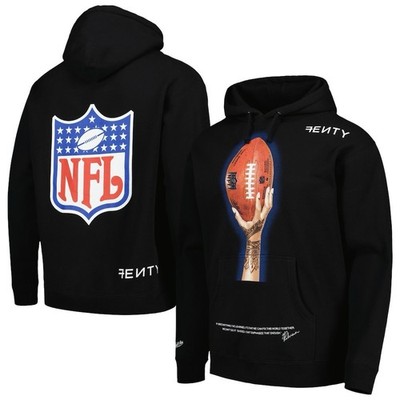 FENTY for Mitchell & Ness Unisex Super Bowl LVII Icon Pullover Hoodie Black Sz L