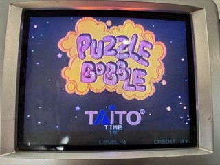 PUZZLE BUBBLE ALSO KNOWN AS BUST A MOVE MVS NEO GEO CART  FOR ARCADE GAME