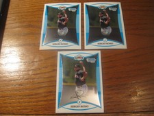 SERGIO ROMO  2008 Bowman Chrome 1st Bowman Card Lot x 3  GIANTS # BCP4