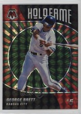2022 Panini Mosaic Holofame Green Mosaic Prizm George Brett #HF-4 HOF 0f4