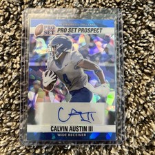 2022 Leaf Pro Set Calvin Austin III Rookie Auto 21/25