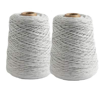 Clarity Cone Yarn 2 Pack Soft Cotton Knitting Crochet Weaving Craft Yarn
