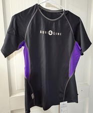 NWT Womens Small Aqua Lung Rash Guard Sleeveless Scuba Diving Water Sports
