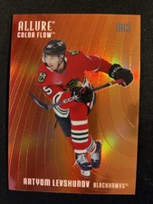 2025-26 UD Allure Hockey Artyom Levshunov RC Color Flow Red-Orange #CF-25