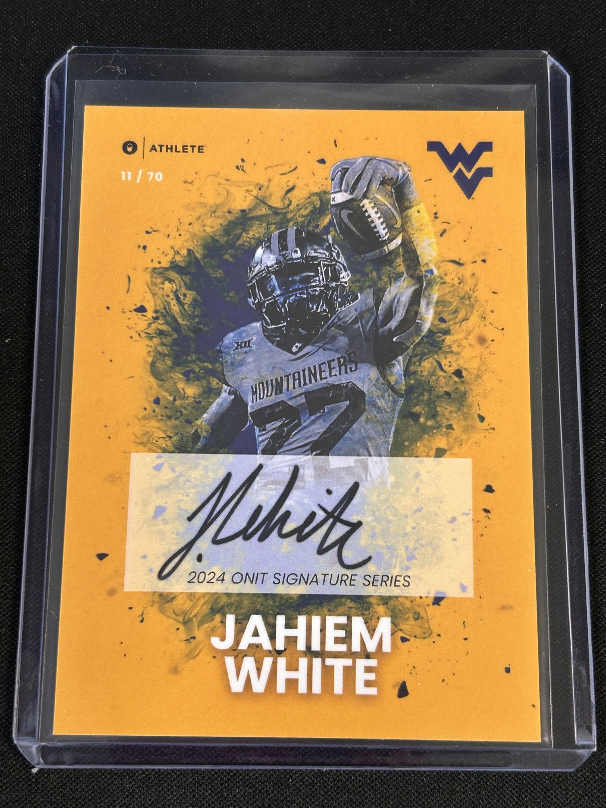 Jahiem White 2024 Onit Football Auto /70 #S-15