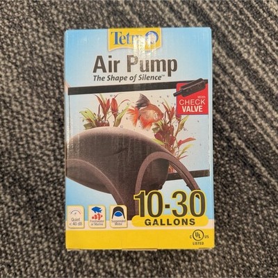 Tetra Air Pump 10-30 gal. w/ Check Valve for Freshwater or Marine Aquariums