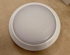 Deta L1021WH Stratus Circular LED Bulkhead Bathroom Light IP65 14W White 330 80