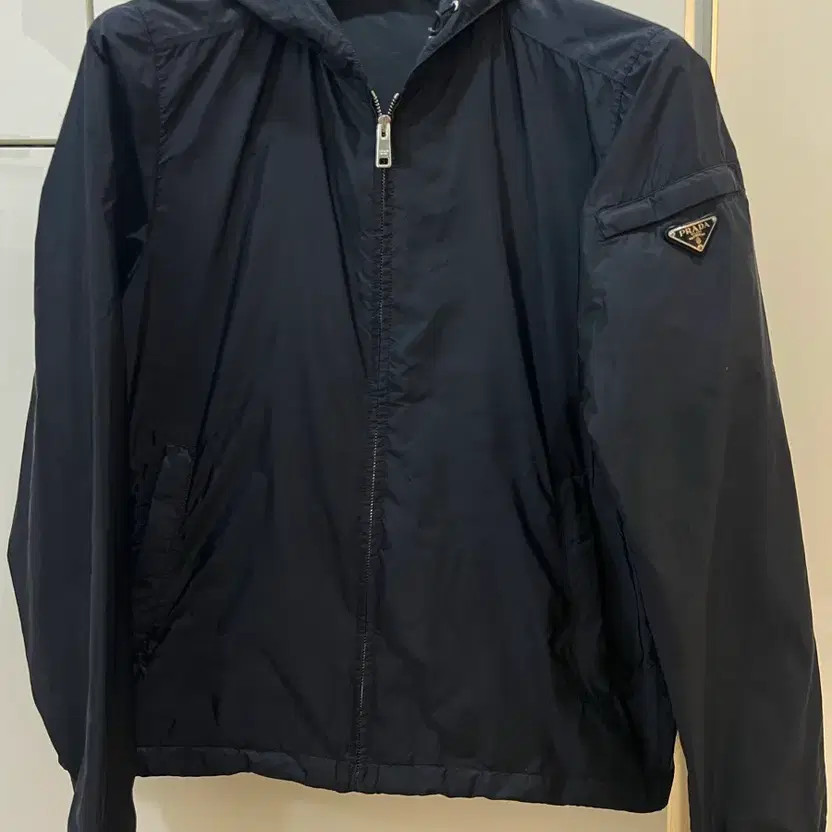 Prada Nylon Jacket L 105-108 Dark Navy with Minor Marks
