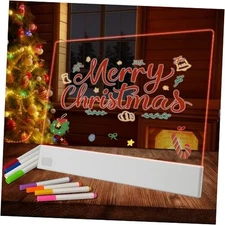 LED Note Board with Highlighters, Lumiboard Led Drawing Board with 3 Modes & 5 