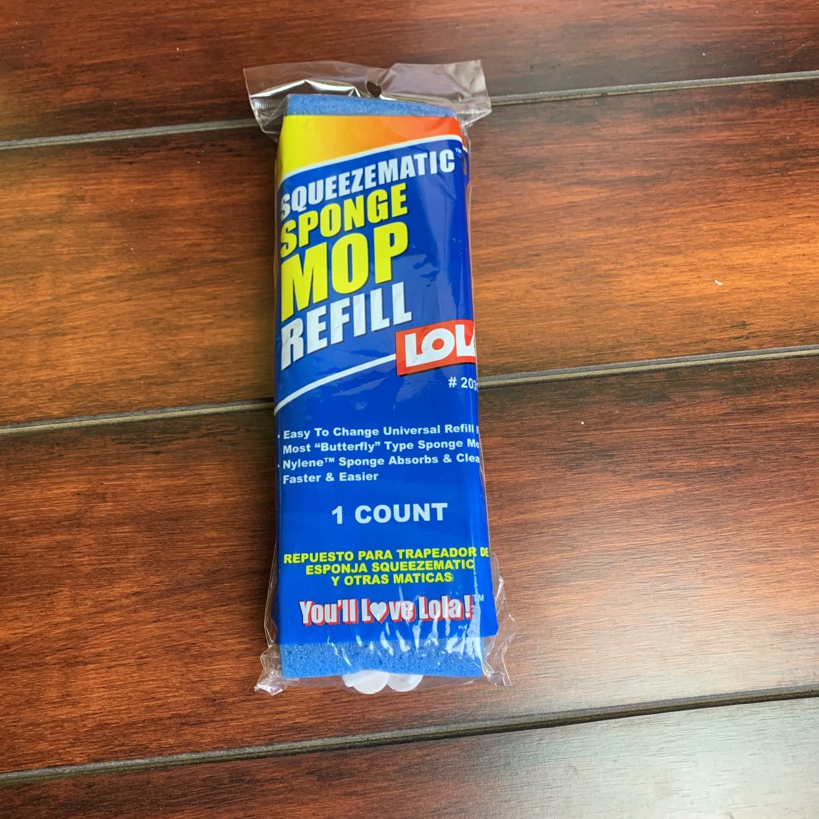 Lola SqueezeMatic Butterfly Sponge Mop Refill - Thumbnail 3