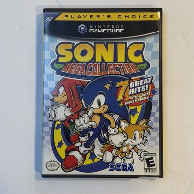 Sonic Mega Collection Nintendo GameCube 2002 - CIB - Tested Clean - Mint Disc