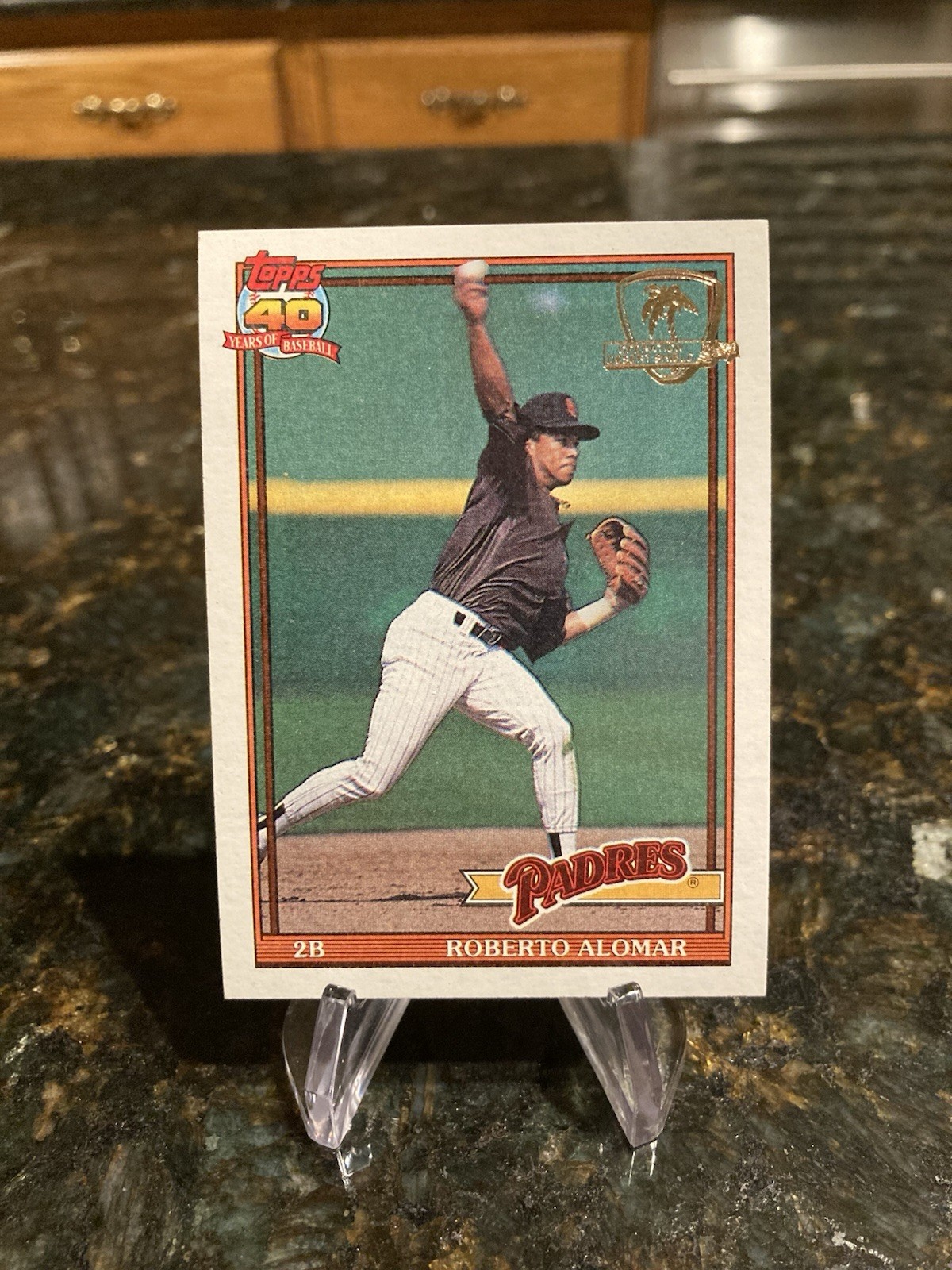 1991 Topps - Roberto Alomar #315 Operation Desert Shield NM-MT Padres