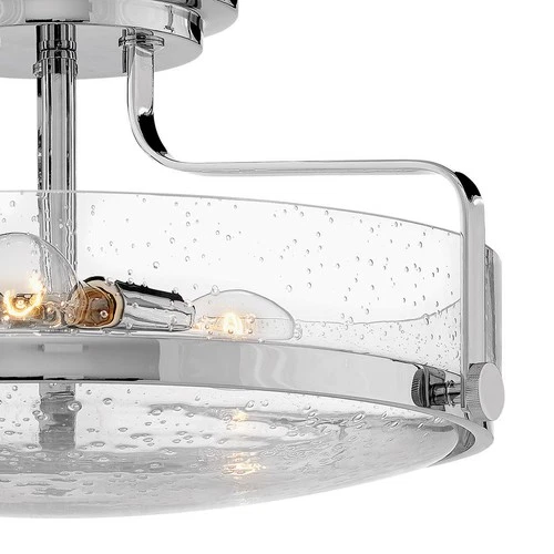 Hinkley Lighting 3643-CS Harper 3 Light 18"W Semi-Flush Ceiling - Brass - Picture 9 of 12