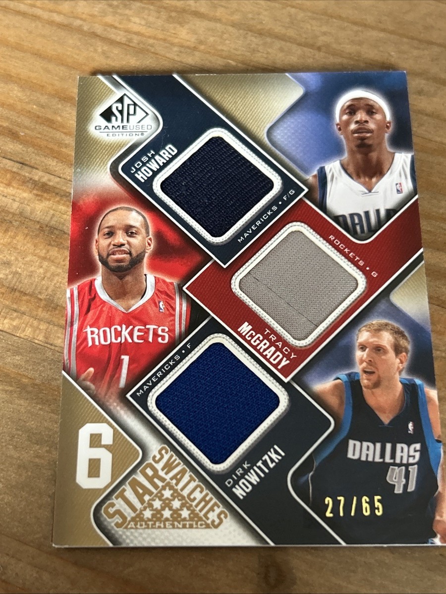 NBA PLAY MAKERS シリーズ1 Duncan Garnett 2009-10 SP Game Used - 6 Star Swatches Dirk Nowitzki, Kevin