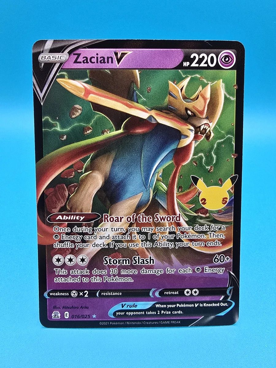 Zacian V 016/025 Celebrations for sale | eBay