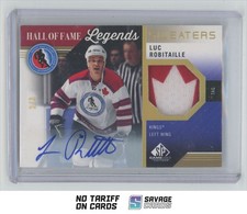 2021-22 SP Game Used HOF Legends Sweaters Auto Tag Luc Robitaille /3 #HOF-LR Los