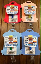 The dream team medical nurse and doctor badge reel ID/document holder