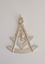 Gioiello  massonico- Past Master MASON Collare Massonico Gioiello -argento