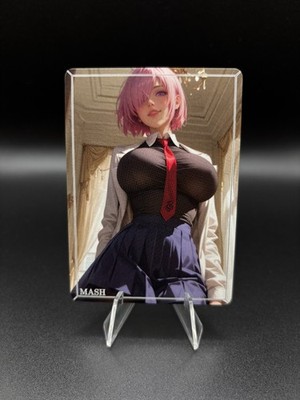 Mash Fate Waifu Card TCG Full Art Waifu Legends Custom