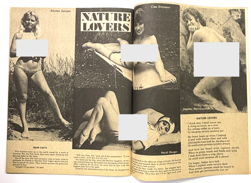 POPULAR CARTOON Magazine (Jan 1974) FAWN FAUROTE Uschi Digard Vintage Pinup VG - Picture 7 of 8