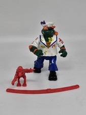 Vintage TMNT Midshipman Mike Figure 1991 Playmates Near Complete