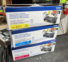 Brother Genuine Standard-Yield Color Toner Cartridge Three Pack TN331 3PK