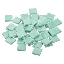 50pcs Mosaic Tiles, Micro Glass Tiny Mini Mosaic Tile DIY Light Grass Green