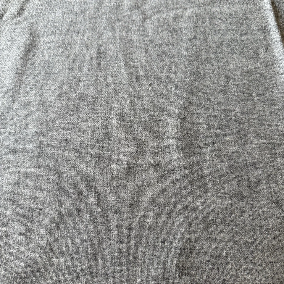 Heathered Gray Wool Blend Bouclé Fabric 10 oz Jacket Weight Texture 2 yds x 54" - Image 4 of 4