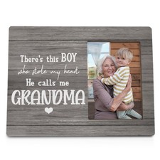 Grandma Picture Frames, Grandson Gifts from Grandma 8x10 Photo Frame,Mothers ...
